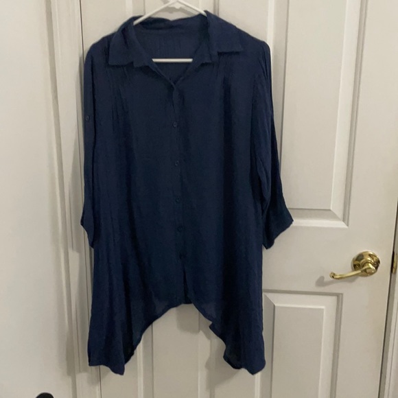 Tops - Women’s Button Down Long Sleeve Shirt